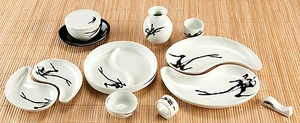 Lufthansa Schönwald/ Noritake Japan Asia Style Design Bordgeschirr Porzellan - Bild 1 von 7