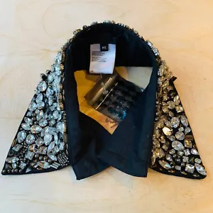 Cuello de tela y estrás negro Karl Lagerfeld - Imagen 1 de 11