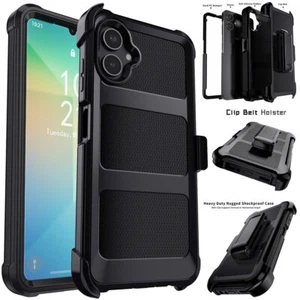 For Samsung Galaxy A06/A16 /A26/A36 /A56 Rugged Shockproof Case Cover /Belt Clip - Bild 1 von 76