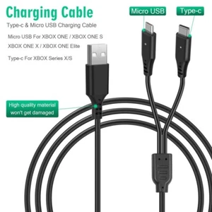 For Xbox One S X/Series Rechargeable USB-C Cable - Picture 1 of 1