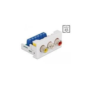 81339 - Easy 45 Modul 3 x Cinch Buchse 22,5 x 45 mm - Bild 1 von 1