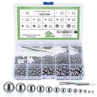 600 Pcs Metric Precision Steel Bearing Balls Assorted Stainless Steel Loose Bicy