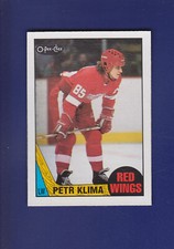 Petr Klima 1987-88 O-PEE-CHEE OPC Hockey #26 (MINT) Detroit Red Wings