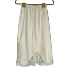 Christian Dior Lingerie Vintage Ivory Half Slip Skirt USA Union Made Small 27”