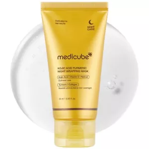 medicube Kojic Acid Turmeric Overnight Wrapping Peel Off Mask - Nourishes dull, - Picture 1 of 9