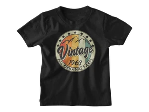Mens 60th Birthday T-Shirt Vintage Mountain 1963 2023 Men's 60 Years Gift - Picture 1 of 17