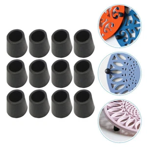 12 Pcs Non-slip Feet Furniture Leg Protectors Table and Chair Covers for Chairs - Picture 1 of 12