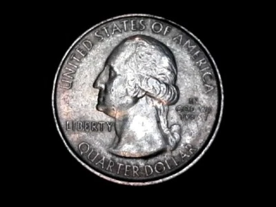 2014-P GREAT SMOKY MOUNTAINS QUARTER  NO MINT MARK ERROR - Image 1 of 3