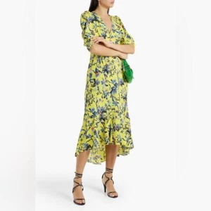 DIANE VON FURSTENBERG Tati Dress in Fauna Toile Early Light Size 6 - Picture 1 of 13
