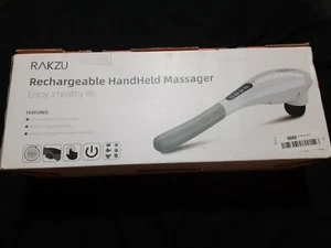 Rakzu Rechargable Handheld Massager, 3 mode settings, 6 massaging heads.  - Picture 1 of 3