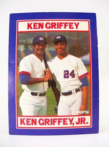 KEN GRIFFEY JR 1991 Pepsi edition #6-8 