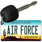Air Force Arizona Novelty Metal Aluminum Key Chain License Plate Tag Art
