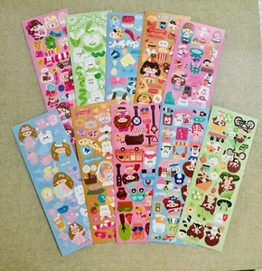 Random Kawaii Sticker Sheet (3 Sheet/order) - Random Selection All Different - Picture 1 of 1