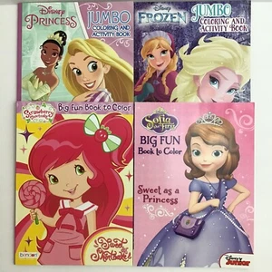 Lg Lot Childs Color & Activities Books & Color Paint Puzzles - Picture 1 of 4