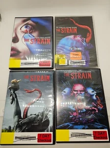The Strain Complete Series DVD Lot All 4 Season Sets, (Ex Library copies) Tested - Picture 1 of 7