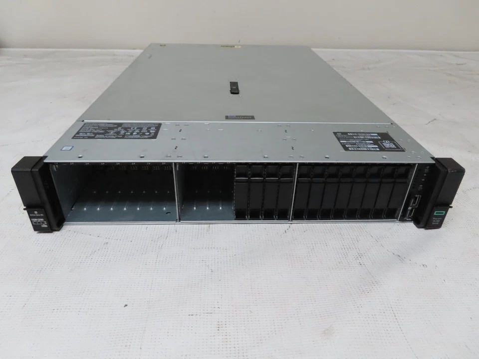 HP ProLiant DL380 G10 2U 24SFF 2x Gold 6132 2.6GHz / 256gb / P408i / 2x 800w - Image 1 of 1