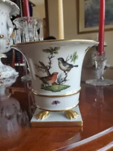 RARE & HTF Stunning Herend Rothschild 24kt Gold Gilt Empire Vase/Cachepot #6402 - Picture 1 of 6