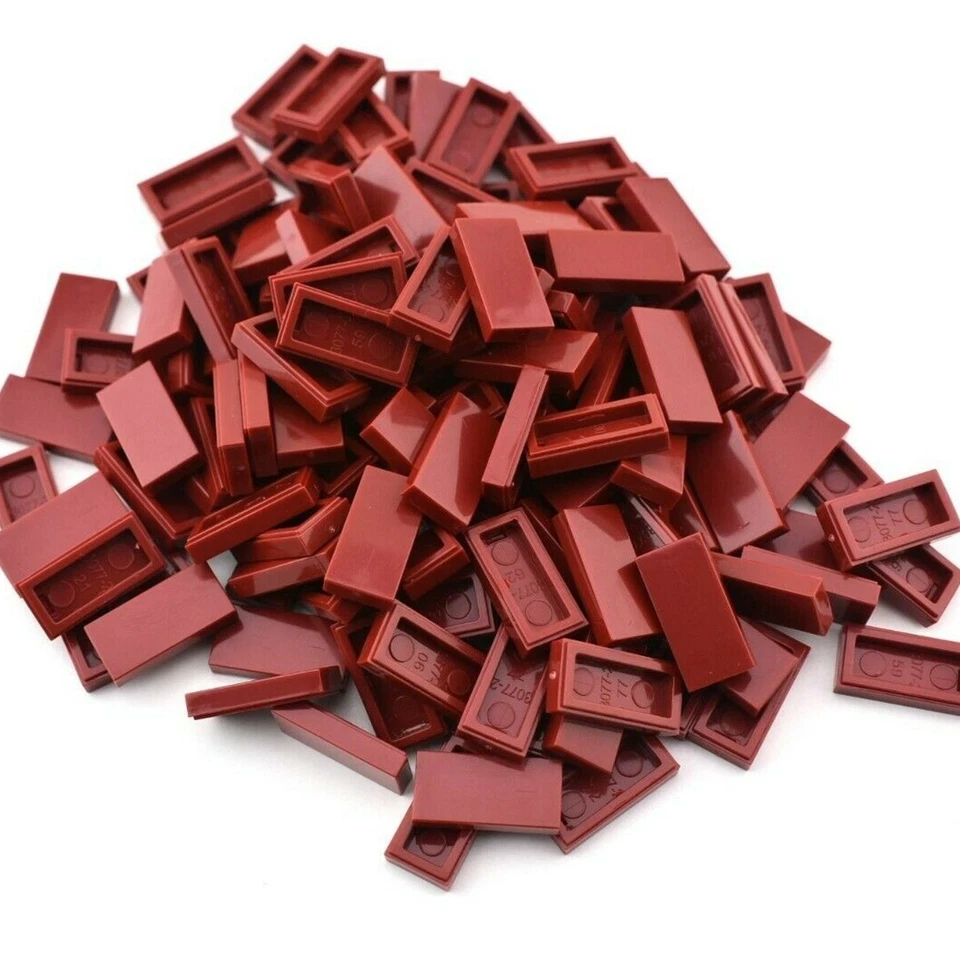 Azulejo TCM BRICKS Rojo Oscuro 1x2 Acabado Plano Suave X100 Piezas Compatibles Foto 1 de 1