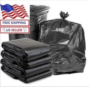 Large 55-60 Gallons Contractor Trash Bags 2MIL 38*56 inch heavy duty plastic bag - Picture 1 of 6