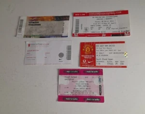 Ticket Stub Bundle Barcalona Manchester United Masters England vs Germany Lot - Picture 1 of 11