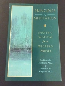 Principles of Meditation: Eastern Wisdom C Alexander Simpkin Soft Cover Book New - Picture 1 of 2