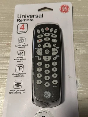 Universal Remote Control  Programmable Universal SEALED 5 3/4"- GE - Image 1 of 4