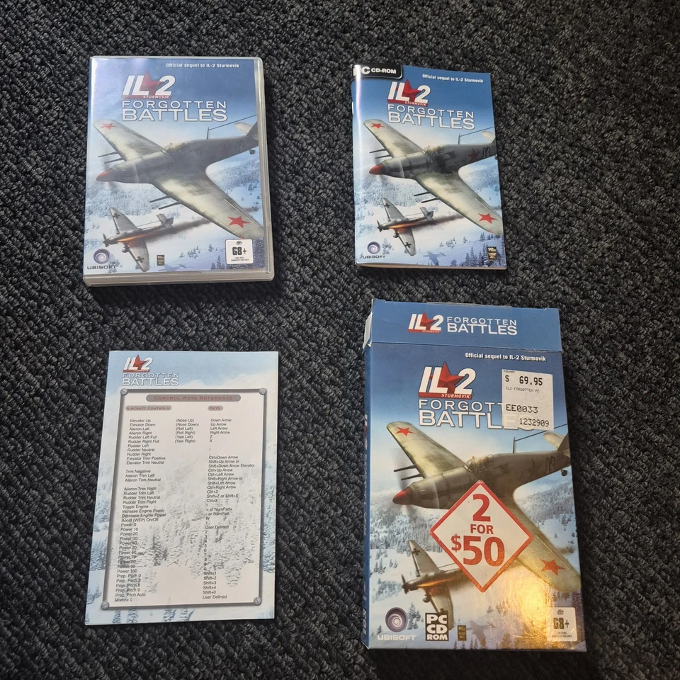 IL 2 Sturmovik Forgotten Battles Flight Simulator PC CDROM game Ubisoft - Image 1 of 4