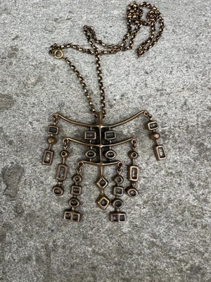 Unn Tangerud Uni David Andersen Bronze Halskette Norwegen Norweger Vintage 3019 - Bild 1 von 4