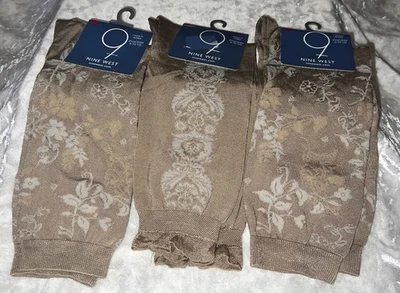 3 calcetines Nine West Stone 6-10 1/2, media pantorrilla Foto 1 de 2