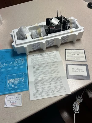 Трактор Franklin Mint Peterbilt 379 + идеальный прицеп для большой установки масштаб 1:32. Комплект - Изображение 1 из 4