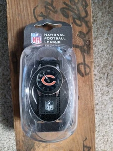 Nuevo En Paquete Chicago Bears NFL Game Time Reloj Deportivo Banda Negra - Imagen 1 de 7