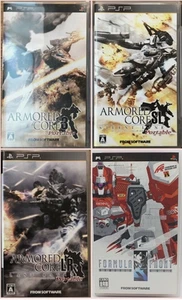 Armored Core 3 Silent Line Last Raven Formula Front Lot 4 Set PSP Sony JP - Picture 1 of 9