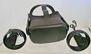 Meta Oculus Quest VR Headset 128 GB with 2 Controllers Wireless Black - Picture 1 of 14