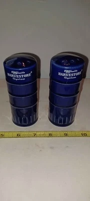 Sistema HARVESTORE Salero Pimentero Antiguo Granja Vintage Publicidad Cerámica Foto 1 de 4