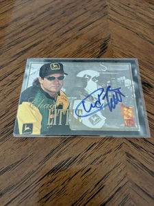 Chad Little JOHN DEERE 1996 PRESS PASS VIP AUTHENTICS V2 NASCAR signed card MT - Picture 1 of 2