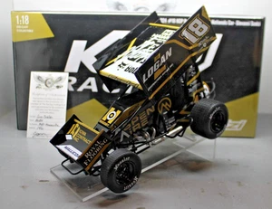 Coche Sprint Diecast 2024 Gio Scelzi #18 Logan KCP Knoxville 1/18 ACME autografiado - Imagen 1 de 2
