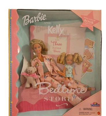 Barbie & Kelly Bedtime Stories Toys 'R Us 2000 Conjunto de Presente Exclusivo 29426 Novo sem etiquetas   - Imagem 1 de 4