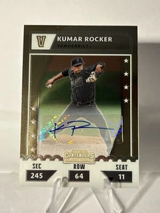 Kumar Rocker 2021 Elite Extra Edition Contenders Auto Vanderbilt CTO-KR - Picture 1 of 2