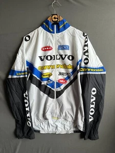 Cannondale Cycling Jersey mens Medium White USA Windbreaker Volvo Bike Racing - Picture 1 of 9
