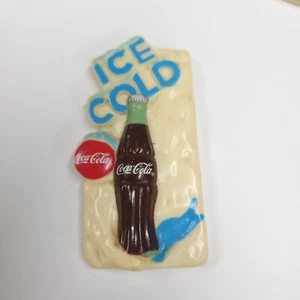 1996 Coca Cola Refrigerator Magnet Acrylic Ice Cold Coke - Picture 1 of 3