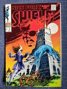 NICK FURY, AGENT OF S.H.I.E.L.D. #3, Aug 1968. Steranko. Near-mint-minus cond. - Picture 1 of 1