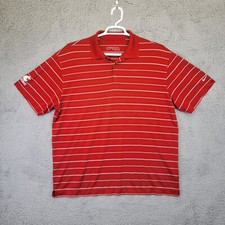 Washington State Cougars Polo Shirt Mens XL Red WSU Baseball Nike Golf Dri Fit