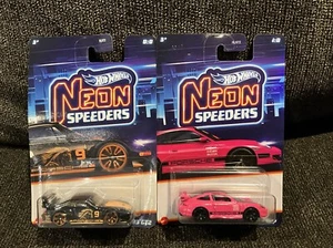 Hot Wheels Neon Speeders Porsche 993 GT2 y Porsche 911 GT3 Cup - Imagen 1 de 9