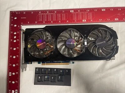 AMD Radeon GIGABYTE HD 7800 2GB GDDR5 GPU PCIe x16 3.0 GV-R787OC-2GD DVI HDMI - Image 1 of 4