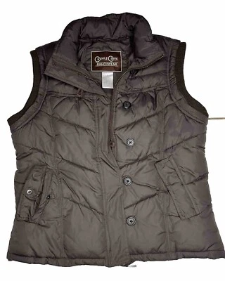 CRIPPLE CREEK RANCH WEAR VEST Womens L Western Full Zip Button Polyester Cowgirl - Image 1 of 4
