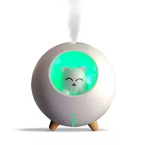 Upgraded Ultrasonic Ultra-Quiet USB Cute Cool Mist Mini Humidifier, for Kids ... - Picture 1 of 8