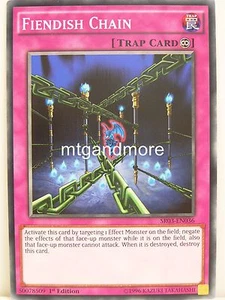 Yu-Gi-Oh 1x #036 Fiendish Chain - SR03 - Machine Reactor Structure Deck - Bild 1 von 1