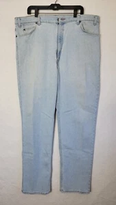 Pantalones de mezclilla vintage Levi's 540 Flex para hombre 42x32 pierna recta lavado claro hechos en EE. UU. - Imagen 1 de 9