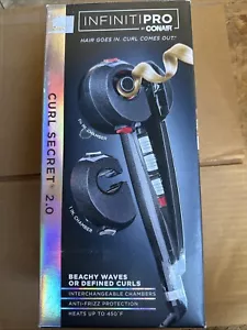 Infinity Pro Curl Secret 2.0 Black Curler 1.25" & 1" Chambers - Picture 1 of 8