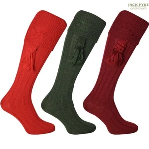 CALCETINES DE TIRO LISOS DE LANA JACK PYKE LIGAS A JUEGO PARA HOMBRE TALLA 8-11 CALCETÍN DE CAZA - Imagen 1 de 4